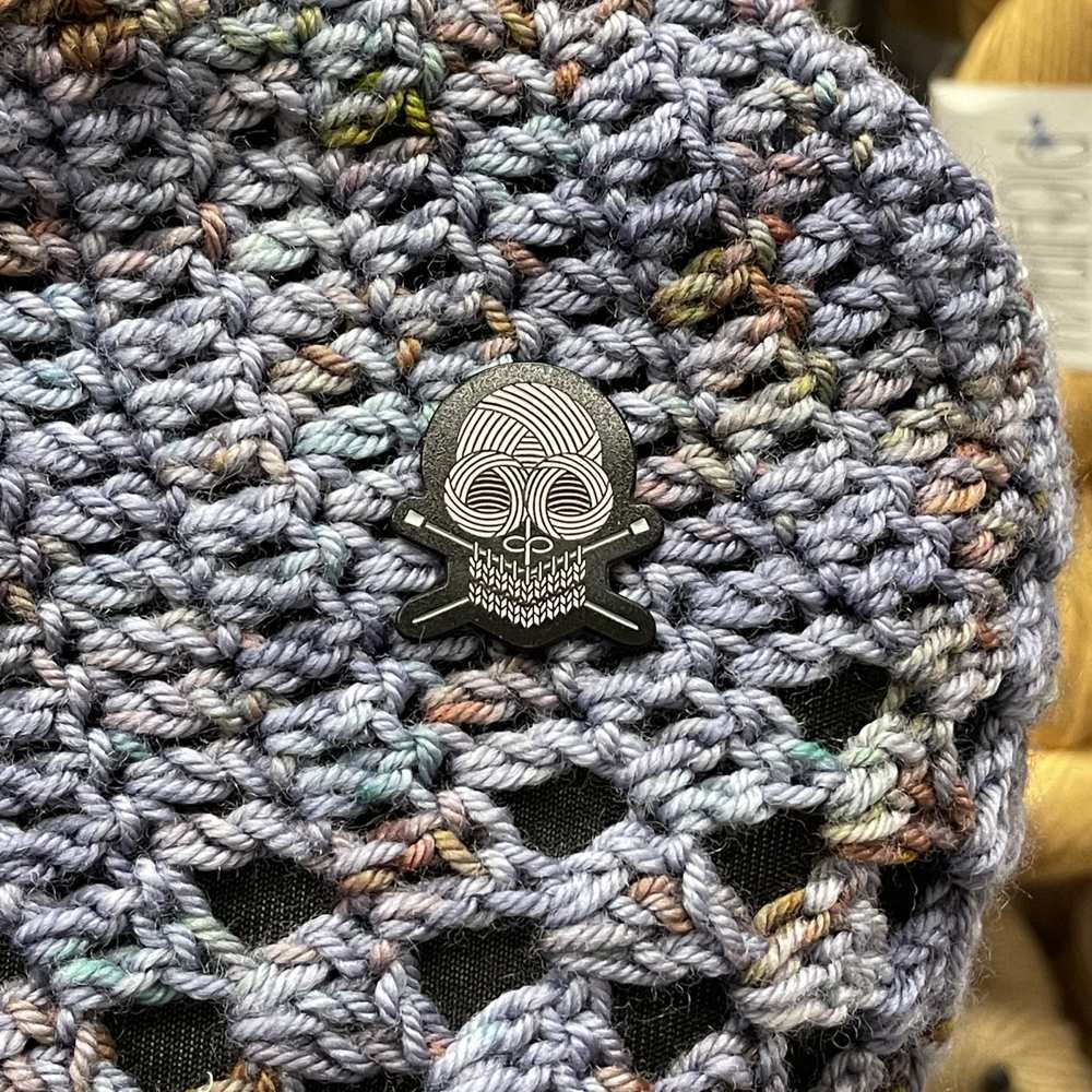 Wool & Bones Glow in the Dark Pin Badge